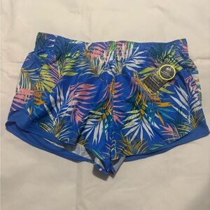 Athletic Works Blue and Pink Athletic Shorts Vibrant Design